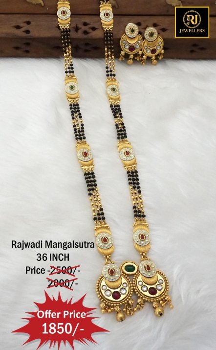 Rajwadi Long Mangalsutra