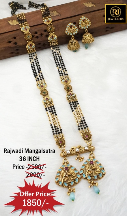 Rajwadi Long Mangalsutra