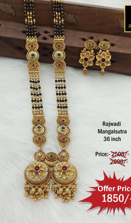 Rajwadi Long Mangalsutra