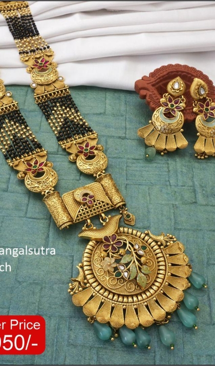 Rajwadi Long Mangalsutra