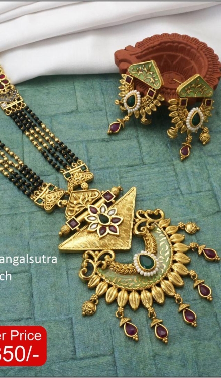 Rajwadi Long Mangalsutra