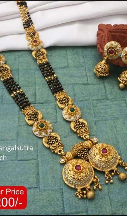 Rajwadi Long Mangalsutra