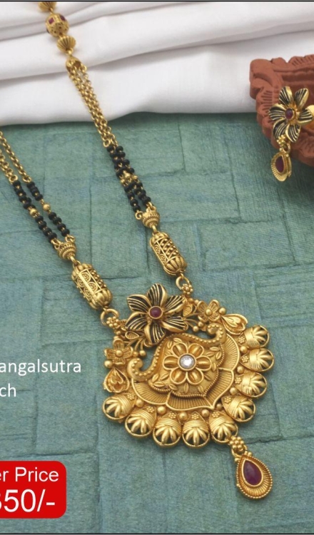 Rajwadi Long Mangalsutra