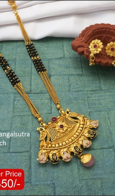 Rajwadi Long Mangalsutra