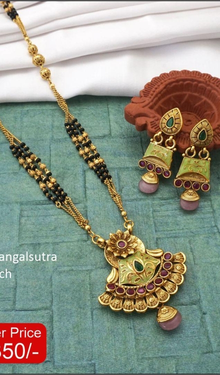 Rajwadi Long Mangalsutra