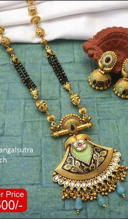 Rajwadi Long Mangalsutra