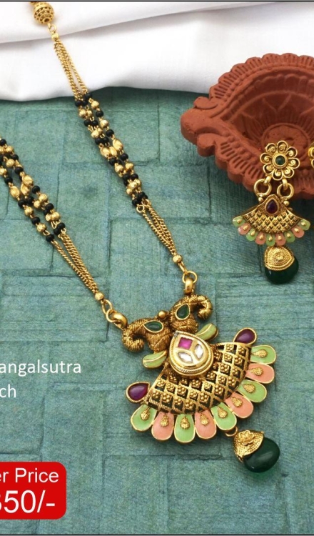 Rajwadi Long Mangalsutra