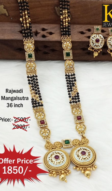 Rajwadi Long Mangalsutra