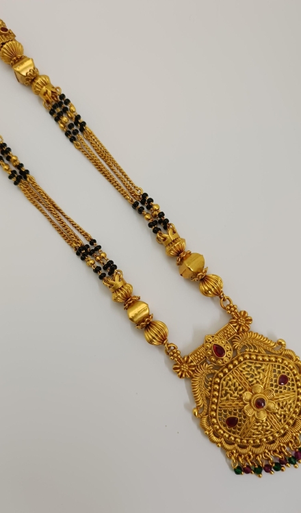 Matte Long Mangalsutra